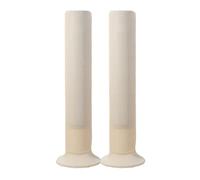Treer Housse Anti Poussière pour Ventilateur Lot de 2 Électrique Ventilateur de Tour, Housse Ventilateur sur Pied Anti-Humidité Housses pour Ventilateur Réutilisable (90-105cm,Beige)