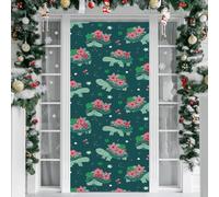 Treer Housse de Porte 210 sur 90 Elastique, Motif Tortue Deco Housse de Porte Elastique Décoration Toute l'année Intérieur Extérieur pour Fête, Anniversaire, Mariage Décoration (Style 10,90x210cm)
