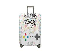 Treer Housse Valise,Elastique Housse de Valise,Console de Jeux Imprimé Housse Protection Valise, Zippé Bagage Voyager Protecteur,Housses de Valise pour 18-32 Pouce Valise (Couleur,XL)
