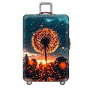 Treer Housse Valise Protection S/M/L/XXL, Protege Valise de Voyage Soute Elastique avec Fermeture Éclair Lavable Anti Poussière Anti Rayures pour 18 à 32 Pouces