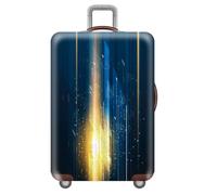 Treer Housse Valise Protection S/M/L/XXL, Protege Valise de Voyage Soute Elastique avec Fermeture Éclair Lavable Anti Poussière Anti Rayures pour 18 à 32 Pouces