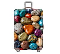 Treer Housse Valise Protection S/M/L/XXL, Protege Valise de Voyage Soute Elastique avec Fermeture Éclair Lavable Anti Poussière Anti Rayures pour 18 à 32 Pouces