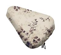 Treer Housses de Selle Imperméables pour Selle de Vélo, Floral Housse de Pluie pour Siège de Vélo avec Cordon de Serrage, pour Voiture Électrique/Vélos de Route/VTT (Branche Fleurie,2 Pieces)