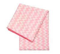 Treer Tapis pour Chaise Haute Bebe, Style Simple Tapis de Protection Sol Repas Bébé 130x130cm Tapis Antidérapant Anti-Éclaboussures Tapis de Sol Bebe Pliable Imperméable (Motif ondulé rose)