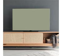 Treer TV Housse Anti-Poussière, Housses de Télévision en Tissu Élastique Couverture de Télévision Protection Universelle Housse d'Écran Protection for TV de 32 à 75 Pouces (Vert Sauge,52-60 Pouces)