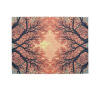 Trees Are Blooming All Over The Sky. Puzzle en bois de 500 pièces pour adultes, puzzle stimulant pour taille de jeu 38,1 x 51,8 cm