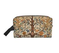 Trees Painting Trousse de toilette de voyage portable de grande capacité (modèles imprimés) étanche pour homme et femme pour voyages d'affaires, fitness, salle de bain, rangement quotidien, Arbre de