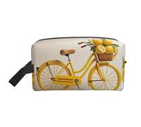 Trees Painting Trousse de toilette de voyage portable de grande capacité (modèles imprimés) étanche pour homme et femme pour voyages d'affaires, fitness, salle de bain, rangement quotidien, Vélo avec