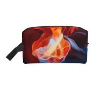 Trees Painting Trousse de toilette de voyage portable de grande capacité (modèles imprimés) étanche pour homme et femme pour voyages d'affaires, fitness, salle de bain, rangement quotidien, Beauty