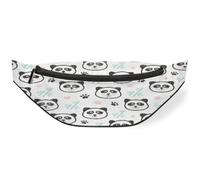 Trees Paws Sac banane pour femmes, hommes, filles, garçons, enfants, motif panda mignon, sac banane pour voyage, sport, course à pied, couleur, M