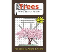 Trees Word Search Puzzle Book: Word search puzzle with easy-to-read print about Trees| 6X9 inches, 111 pages | 50+ Puzzles ... Great Gift for road trips, birthday’s or just passing time!