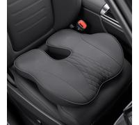 Treesiche Coussin de siège en mousse à mémoire de forme de qualité supérieure pour voiture et bureau, accessoires de bureau ergonomiques pour soulager la douleur du coccyx, mousse à mémoire de forme