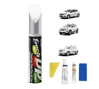 Treesiche Peinture de Retouche pour Dacia et pour Renault, Stylo Retouche Peinture Voiture, 2 en 1 Réparer les Eclats de Pierre et les Rayures sur la Voiture, Blanc Arctique(369)