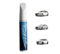 Treesiche Peinture de Retouche pour Skoda, Stylo Réparation des Rayures Auto De Peinture, Stylo de Retouche 2 en 1 Avec Pinceau Efface Rayure Voiture, Candy Blanc (LF9E/9P)
