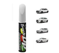 Treesiche Stylo de Retouche pour BMW, Retouche Peinture Voiture, 2 en 1 Peinture pour Réparer les Eclats de Pierre et les Rayures sur la Voiture, Blanc Minéral Métallisé (A96)
