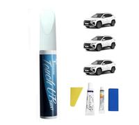 Treesiche Stylo de Retouche pour Hyundai, 2 en 1 Peinture pour Réparer les Eclats de Pierre et les Rayures sur la Voiture,Stylo Efface Rayure Voiture, Atlas White (SAW)
