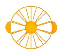 TREETDOBV Séparateur de Gâteau à Pain, Séparateur Rond de Marque de Portion de Gâteau, Tranche de Gâteau Ronde de Qualité Alimentaire 10/12 Pièces, Coupeur de Portion égale de(Jaune 126g/4.4oz (280))