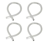 TREETDOBV Tuyau de Lampe Flexible à LED Tube à Col de Cygne Flexible 4 Pièces Tuyau de Lampe à Col de Cygne LED Accessoires de Lampe de Table Tuyau LED Tuyau en Métal Chromé 35 Cm