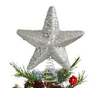 treeTopper Star - 8.66 inch Christmas Star Ornament, Multipurpose Five Pointed treeDecoration | Multifunctional Holiday Home Bar Mantel Christmas Celebration Seasonal Display Accessory