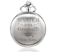TREEWETO Montre de poche 2025 - Cadeau de remise de diplôme pour lui, université, lycée, idée cadeau d'anniversaire pour fils, petit-fils, amis