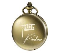 TREEWETO Montre de poche gravée personnalisée pour homme et lui, classe de 2025 pour fils, petit ami, frère, petit-fils, amis
