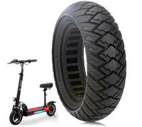 TREFAN 10x3/255x80 80/65-6 Pneu Solide Tout-Terrain pour Kugoo M4/M4 pro/Dualtron Zero 10X/Kaabo Wolf Warrior/Kaabo Mantis 10 Trottinette Électrique 10 Pouces Roues de Rechange Antidérapants (1 PCS)