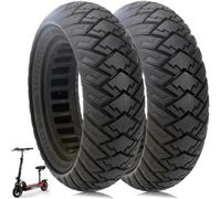 TREFAN 10x3/255x80 80/65-6 Pneu Solide Tout-Terrain pour Kugoo M4/M4 pro/Dualtron Zero 10X/Kaabo Wolf Warrior/Kaabo Mantis 10 Trottinette Électrique 10 Pouces Roues de Rechange Antidérapants (2 PCS)