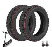 TREFAN Lot de 10 roues de rechange de 2,30-6,5" pour scooter électrique NIU KQi2/KQi2 Pro - Pneus sans chambre à air - Épais - Anti-explosion - Durable et sûr - Avec valve (2 pièces)