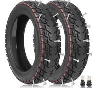 TREFAN Lot de 2 roues de rechange, 10 x 2,30-6,5", pour scooter électrique NIU KQi2/KQi2 Pro, pneus auto-réparation universels de 10" pour pneus 250 x 64, pour Xiaomi 4 Ultra, pneus tout-terrain sans