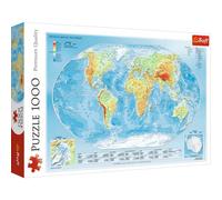 Trefl 10463 Puzzle, Weltkarte, 1000 Teile, Premium Quality, für Kinder AB 12 Jahren
