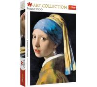 Trefl, 10522 Puzzle, EIN Mädchen mit Perle, 1000 Teile, Art Collection, für 12 Jahren