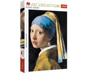 Trefl, 10522 Puzzle, EIN Mädchen mit Perle, 1000 Teile, Art Collection, für 12 Jahren