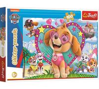 Trefl 14818 Puzzle paillettes Paw Patrol - 100 pièces