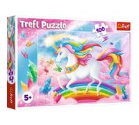 Trefl 16364, Puzzle, Kristallwelt der Einhörner, 100 Teile, für Kinder AB 5 Jahren