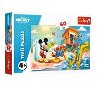 Trefl - Puzzle - Une journée intéressante de Mickey et Ses Amis Disney Mickey Mouse et Ses Amis 60 Pièces, pour Les Enfants à partir de 4 Ans