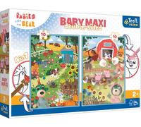 Trefl 2 Puzzles - Baby Maxi Puzzle - Bébés animaux - Pièces