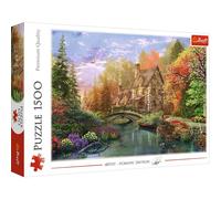Trefl 26136 Puzzle, Haus am See, 1500 Teile, für Kinder AB 12 Jahren