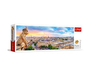 Trefl - 29029 - Puzzle Panorama - Vue De La Notre-Dame De Paris - 1000 Pièces