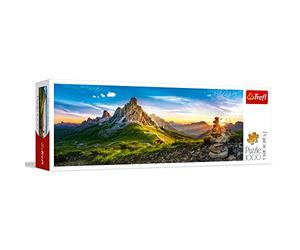 Trefl 29038 Puzzle, Passo di Giau, Dolomiten, 1000 Teile, Panorama, Italien, für Kinder AB 12 Jahren