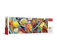 Trefl 29046 Puzzle, Süße Leckerbissen, 1000 Teile, Panorama, für Kinder AB 12 Jahren