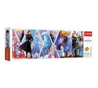 Trefl Disney Frozen 2, 1000 PIèces, Panorama, Qualité Premium, pour Adultes et Enfants à partir de 12 Ans Puzzle, TR29048, La Reine des Neiges II