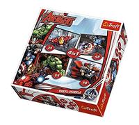 Trefl - 34245 - Puzzle - 4 en 1 - Disney Marvel Avengers