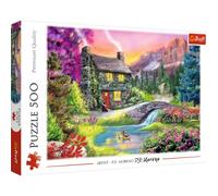 Trefl 37325, Puzzle, Bergidyll, 500 Teile, für Kinder AB 10 Jahren