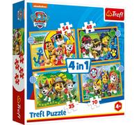 Trefl 34395 Psi Patrol Puzzle, Bunt