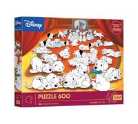 Trefl - 40e Anniversaire de Trefl : Disney, Les 101 Dalmatiens - Puzzle 600 Pièces avec Les Personnages des Films animés Classiques, pour Les Adultes et Les Enfants à partir de 14 Ans