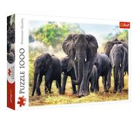 Trefl 916 10442 EA Nature 1000pcs Elephants, Multicolor, Schlafender Löwe