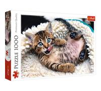 Trefl 916 10448 EA Chaton coloré "Chat joyeux" 1000 pièces