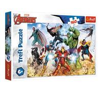 Trefl 916 15368 Bereit, Die Welt zu retten, Marvel Avengers EA 160 Teile, für Kinder AB 6 Jahren 160pcs, Coloured