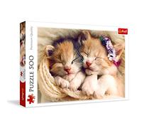 Trefl 916 37271 Schlafende Katzen EA 500 Teile, Premium Quality, für Erwachsene und Kinder AB 10 Jahren 500pcs Sleeping Kittens, Multicolor, Chatons Dormants