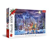 Trefl-Ambiance de Noël-Puzzles de 1000 éléments-Puzzles de Noël, Magie de Noël, Montagne Mystique, Hiver, Puzzles Classiques pour Adultes et Enfants à partir de 12 Ans